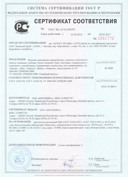 15.02.2025 Малоярославец - Изделия санитарные керамические